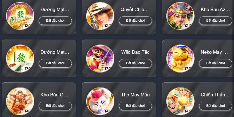 Sảnh PG nổ hũ Ee88 chất lượng với hệ sinh thái game độc đáo